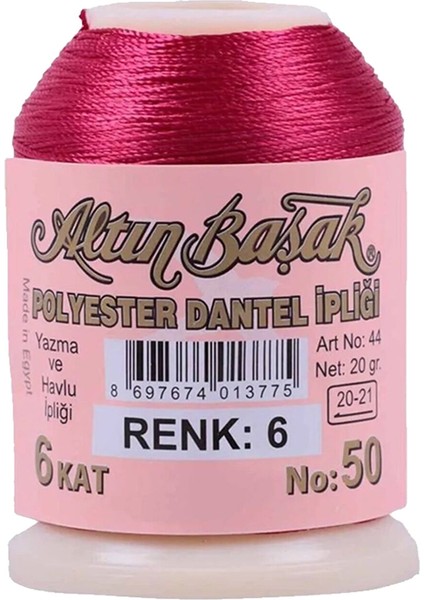 Oya ve Dantel Ipi 20 gr - Royaleks - No: 006