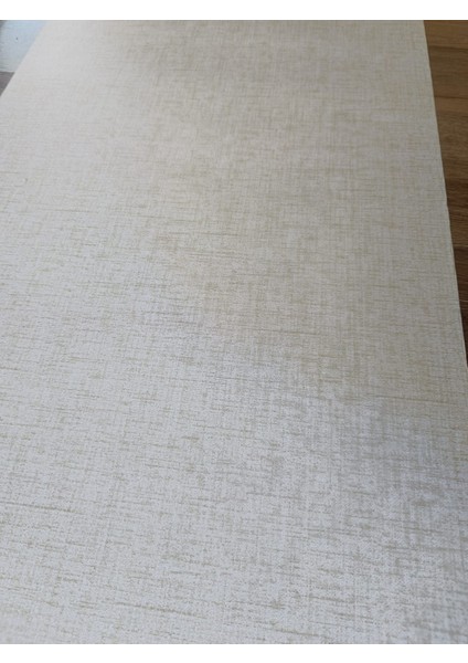 Krem Hafif Simli Kendinden Desenli Hava Alabilen Silinebilir Sade Duvar Kağıdı 5 M² modelleri