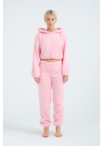 Yumuşak Peluş Eşofman & Pijama Takımı