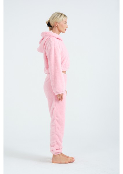 Yumuşak Peluş Eşofman & Pijama Takımı