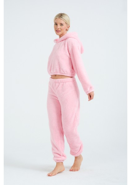 Yumuşak Peluş Eşofman & Pijama Takımı