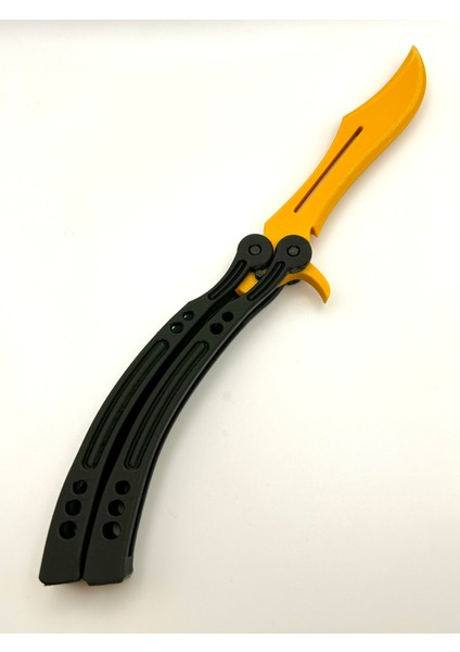 Oyuncak Cs Go 2 Kelebek Butterfly Plastik Maket Bıçak