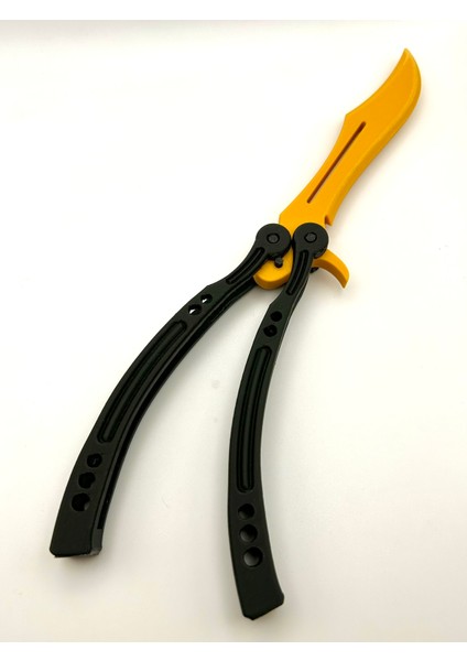 Oyuncak Cs Go 2 Kelebek Butterfly Plastik Maket Bıçak modelleri