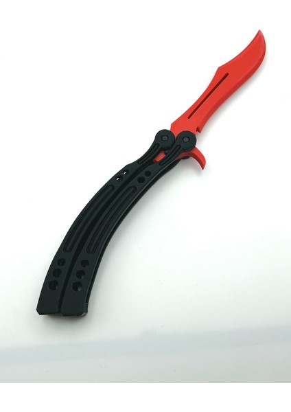 Oyuncak Cs Go 2 Kelebek Butterfly Plastik Maket Bıçak