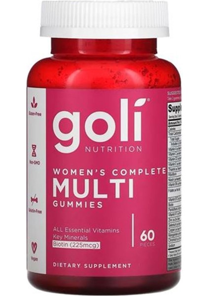 Women's Complete Multi Gummies 60 Kapsül