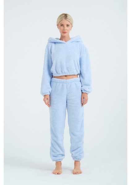 Yumuşak Peluş Eşofman & Pijama Takımı