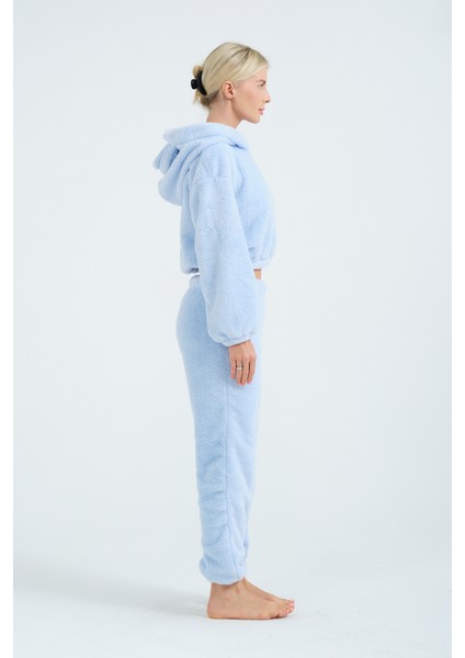 Yumuşak Peluş Eşofman & Pijama Takımı