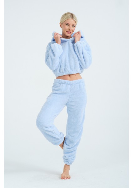 Yumuşak Peluş Eşofman & Pijama Takımı