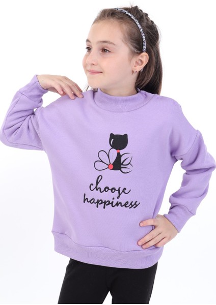Kız Bebek Baskılı Sweatshirt