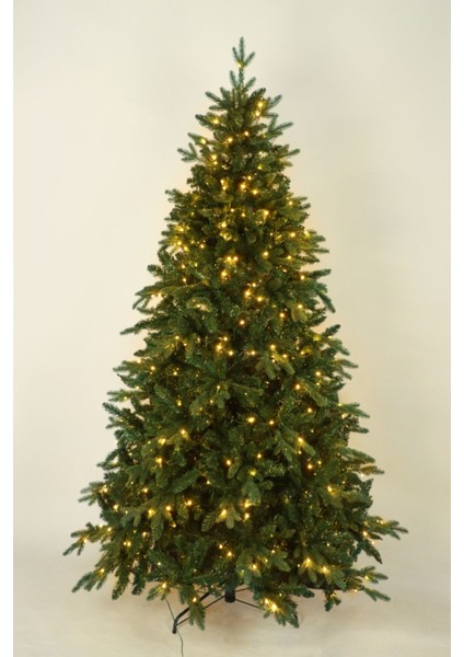 Yeşil Çam Ağacı 210 cm 1154 Yoğun Dallı (Kendinden Led'li) fiyatları