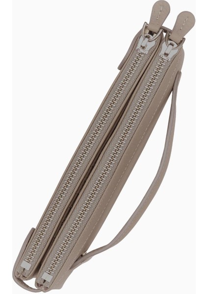 Hakiki Deri Kadın Cüzdan - Portföy 8215 - Vizon modelleri