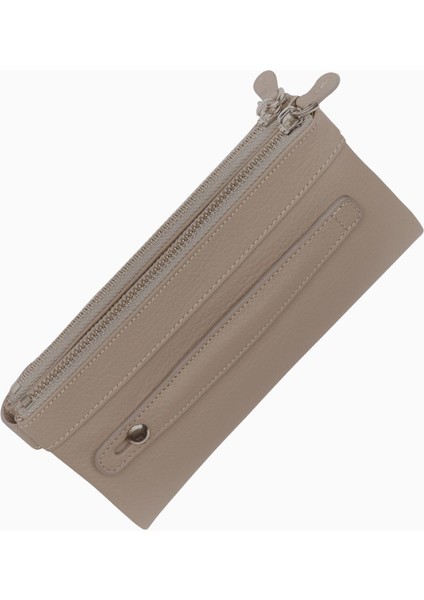 Hakiki Deri Kadın Cüzdan - Portföy 8215 - Vizon fırsatları