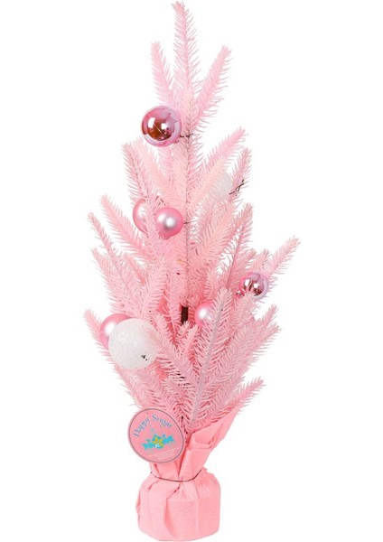 Happy Sugar Pembe Dekorlu Saksılı Ağaç 50 cm fiyatları