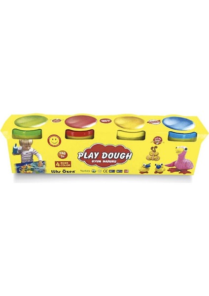 Lüks Özen Mini Play Dough 4 Renk Oyun Hamuru