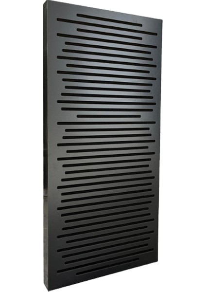 50*100 cm Ahşap Difüzör Akustik Panel Siyah