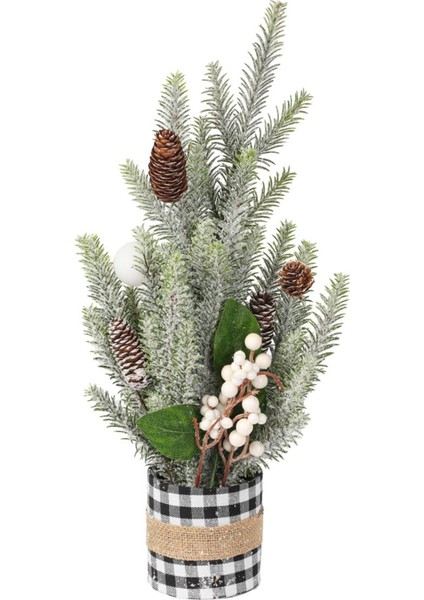 Bohem Dekorlu Saksılı Ağaç 50 cm