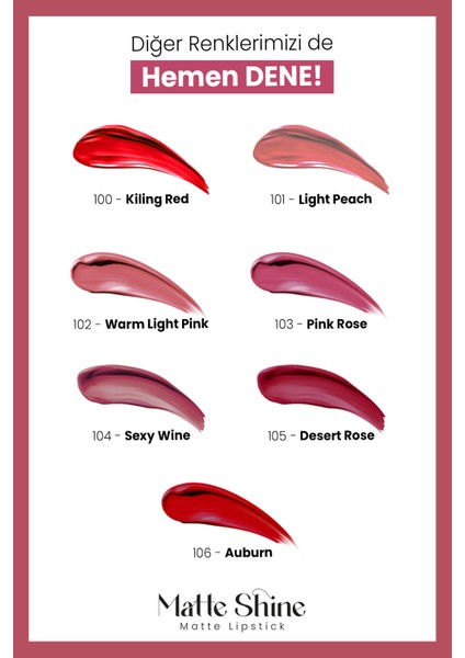 Matte Shine Lipstick fırsatları