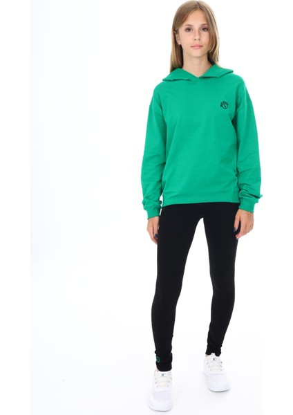 Kız Çocuk Nakışlı Taytlı Takım