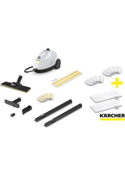 Karcher, Sc 2 Easyfix Buharlı Temizlik Makinesi, 3.5 Bar Yedek Havlu Seti Hediye