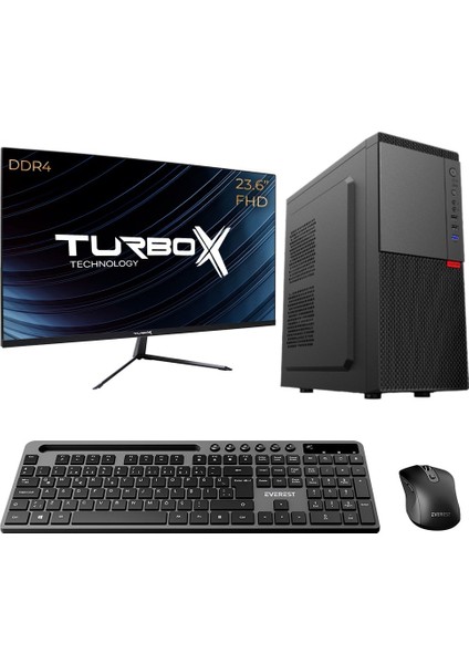 TX5187 Intel Core I7 6700 32GB 512GB SSD 23.6 Fhd Freedos Masaüstü Kurumsal Ofis Bilgisayarı