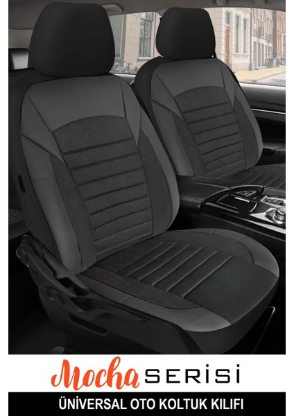 Ford Fiesta Titanium 1.0i Ecoboost 100 Powershi 2014 Trend Serisi Uyumlu 5 Koltuk Tay Tüyü Oto Koltuk Kılıfı Siyah