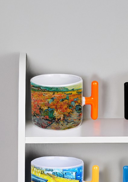 Vincent Van Gogh Tablolarından Oluşan Dörtlü Kupa Bardak Takımı 200 ml