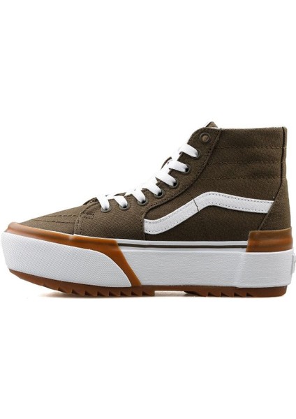 Ua Sk8 Hi Tapered Stacked Günlük Unisex Ayakkabı VN0005U2DOL1 Kahverengi