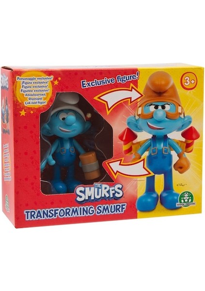 PUF23000 Şirinler Dönüşen 10 cm Figür
