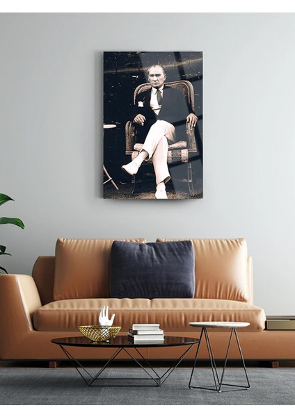 Atatürk 4mm Kırılmaz Temperli Yüksek Çözünürlüklü Cam Tablo modelleri
