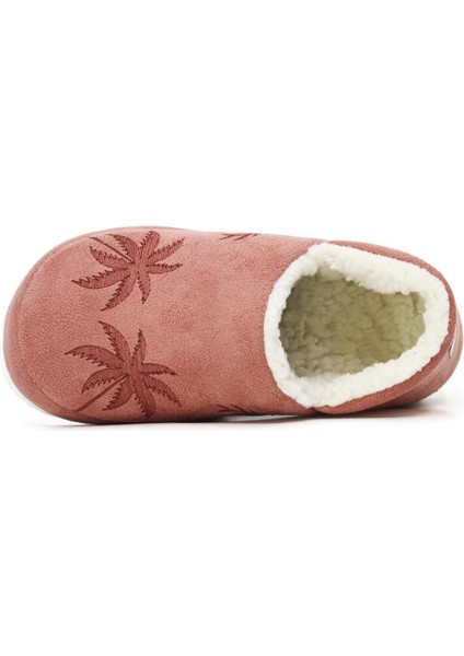 Mls 090 Ev Içi Yünlü Kışlık Kadın Ev Pandufu Ev Ayakkabısı