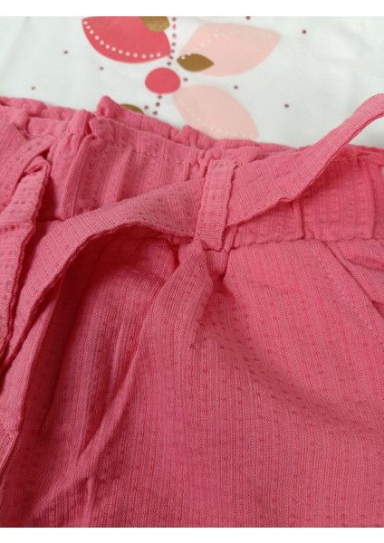 Kız Çocuk Ikili Takım Ekru - Pembe 2-3 Yaş modelleri