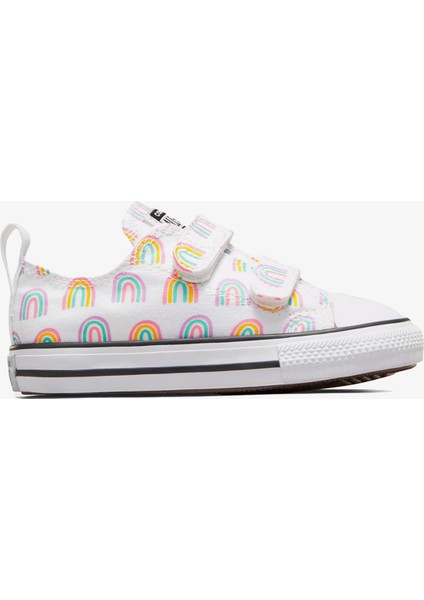 Chuck Taylor All Star Easy- On Rainbows Çocuk Beyaz Sneaker