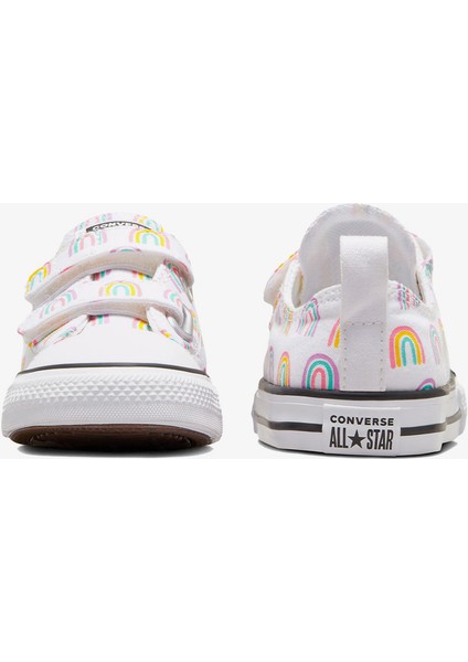 Chuck Taylor All Star Easy- On Rainbows Çocuk Beyaz Sneaker modelleri