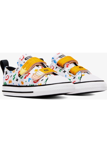 Chuck Taylor All Star Easy On Doodles Çocuk Beyaz Sneaker fiyatları
