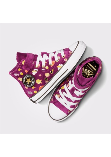 x Wonka Chuck Taylor All Star Çocuk Mor Sneaker modelleri