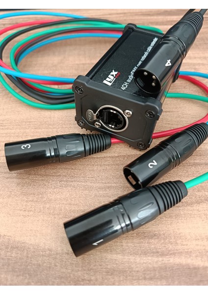 Lyxpro 4-Kanal Xlr – Cat6 Ağ Kabloları Erkek Çoklu Ağ Çıkışı Erkek fiyatları