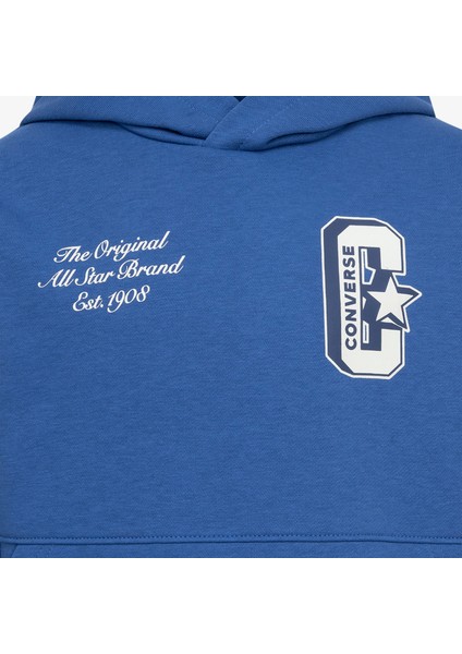 Retro Varsity Çocuk Lacivert Sweatshirt