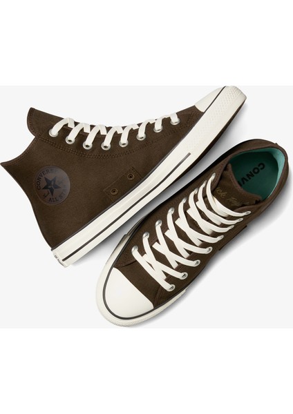 Chuck Taylor All Star Garden Starter Twill Kadın Kahverengi Sneaker modelleri