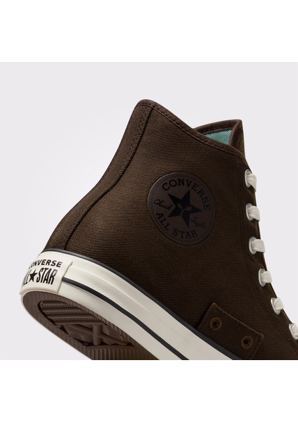 Chuck Taylor All Star Garden Starter Twill Kadın Kahverengi Sneaker indirimleri