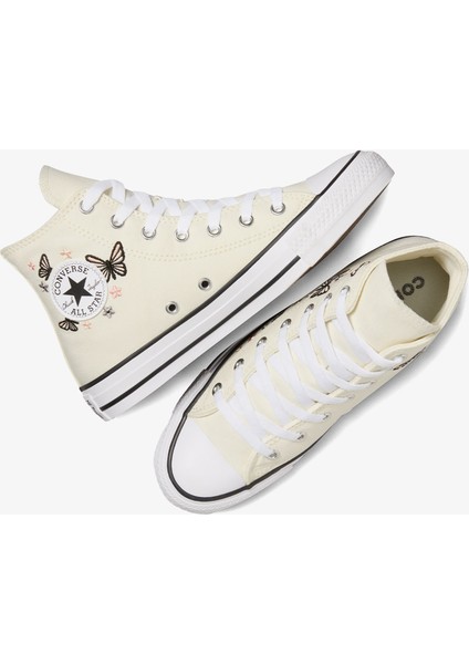 Chuck Taylor All Star Butterflies Çocuk Ekru Sneaker