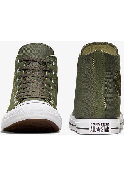 Chuck Taylor All Star Mixed Materials Kadın Haki Sneaker modelleri