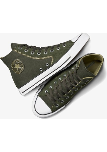 Chuck Taylor All Star Mixed Materials Kadın Haki Sneaker indirimleri