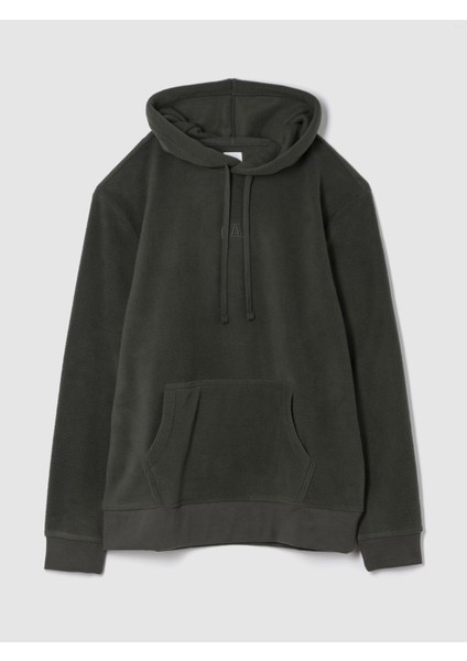 Erkek Koyu Yeşil Gap Logo Fleece Sweatshirt