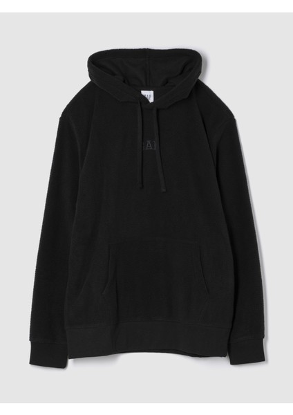 Erkek Siyah Gap Logo Fleece Sweatshirt