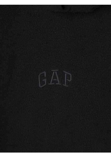 Erkek Siyah Gap Logo Fleece Sweatshirt