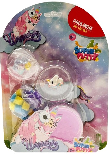 Slime Super Putty Unicorn 80 Ml: Özel Slime Seti