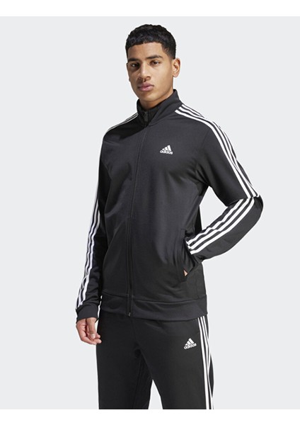 3 Stripes Tt Tric Erkek Siyah Dik Yaka Ceket H46099