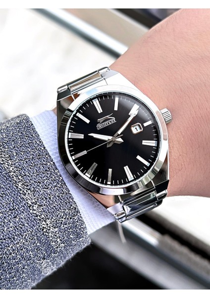 SL.1.372 Slazenger Çelik Kordon Takvimli 5 Atm Su Geçirmez Erkek Kol Saati fiyatları