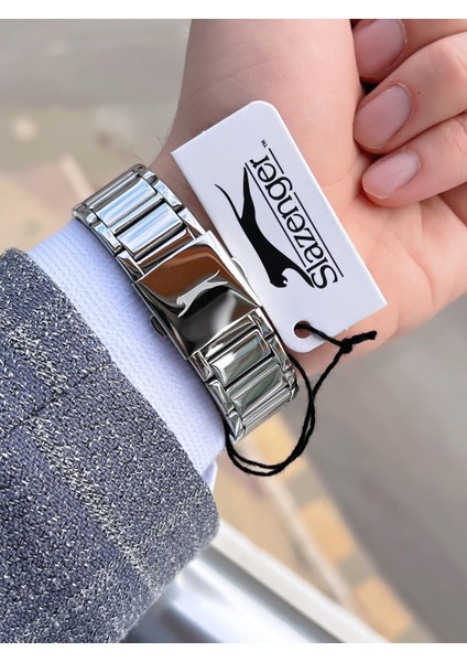 SL.1.372 Slazenger Çelik Kordon Takvimli 5 Atm Su Geçirmez Erkek Kol Saati fırsatları