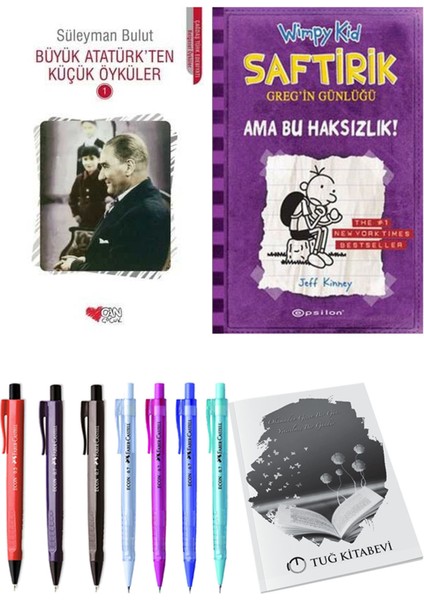 Saftirik 5 Ama Bu Haksızlık! ve Büyük Atatürk'ten Küçük Öyküler 1 2'li Set - Kalem